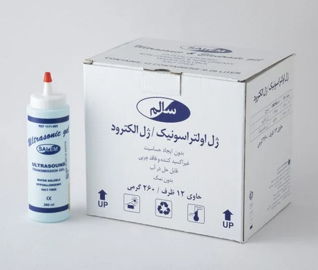 ژل التراسونیک سالم - حجم 260 میلی لیتر